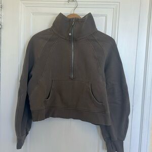 Lululemon scuba oversized funnel-neck half zip